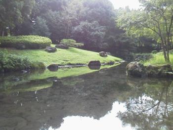 日本庭園池